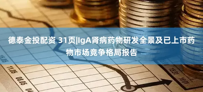 德泰金投配资 31页|IgA肾病药物研发全景及已上市药物市场竞争格局报告